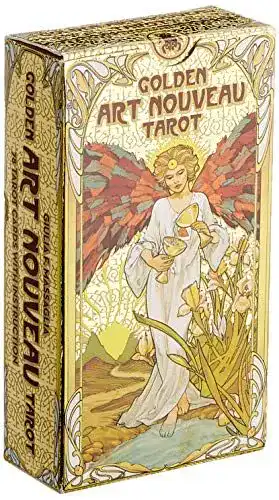 Tarotkarten Massaglia, G: Golden Art Nouveau Tarot