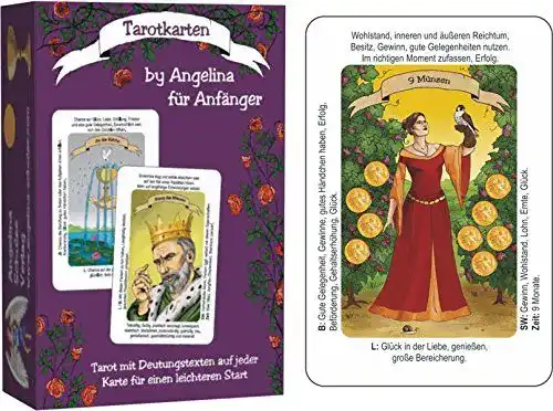Tarotkarten Schulze, Angelina by Angelina für Anfänger