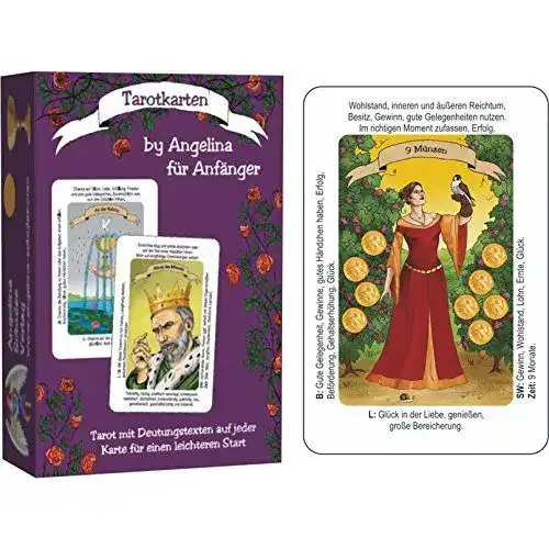 Tarotkarten Schulze, Angelina by Angelina für Anfänger
