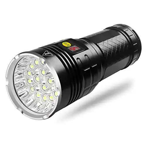 Taschenlampe 10.000 Lumen Semlos Taschenlampe LED, Typ-C