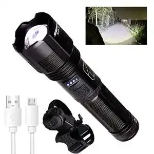 Taschenlampe 10.000 Lumen Seutgjie LED Taschenlampe Akku