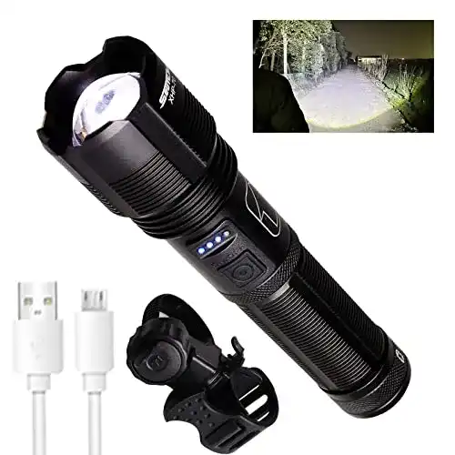 Taschenlampe 10.000 Lumen Seutgjie LED Taschenlampe Akku