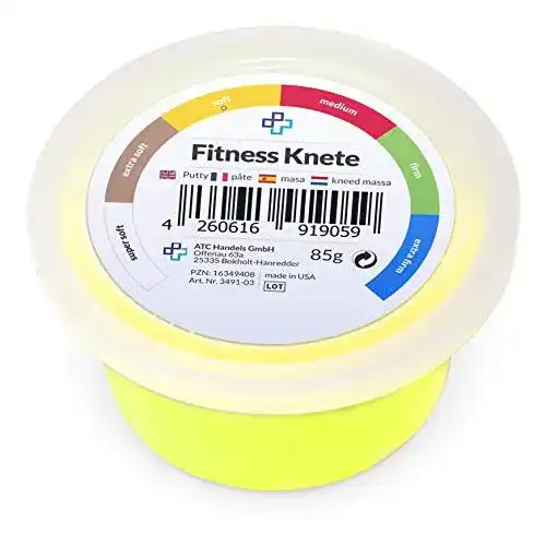 Therapieknete ATC Handels GmbH Fitnessknete 85g gelb, weich