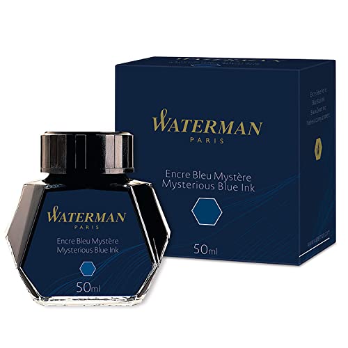 Tintenfass Waterman Füllfederhalter-Tinte, Mysterious Blue, 50 ml