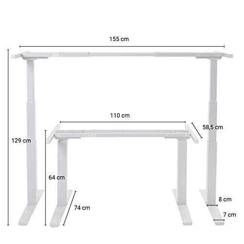 Tischgestell höhenverstellbar boho office ® Basic Line elektrisch