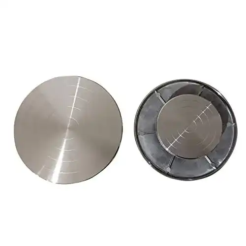 Töpferscheibe Hedgehill Aluminium, beidseitig nutzbar