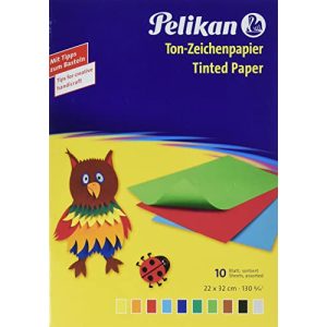 Tonpapier Pelikan 240M/10, farbig sortiert