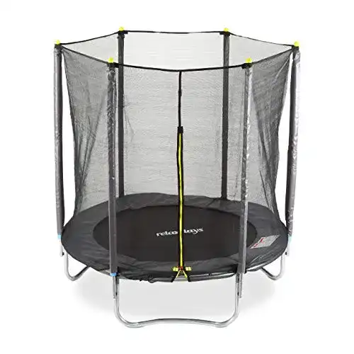 Trampolin 183 cm Relaxdays 2 TLG. Outdoor Trampolin Set