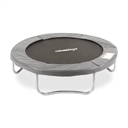 Trampolin 183 cm Relaxdays Unisex Jugend, grau, bis 150kg