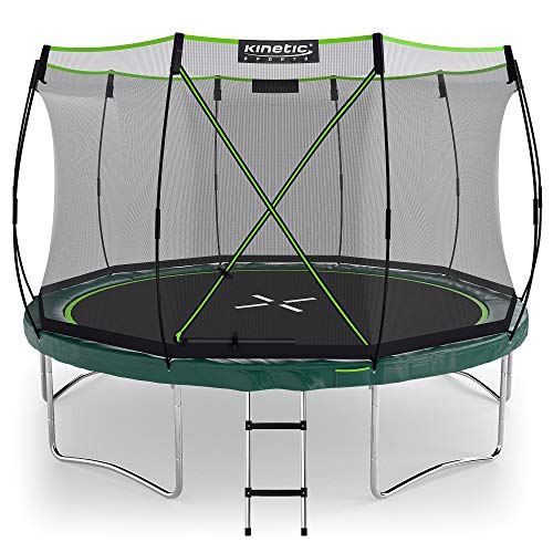 Die beste trampolin 366 cm kinetic sports gartentrampolin tbse1200 gruen Bestsleller kaufen