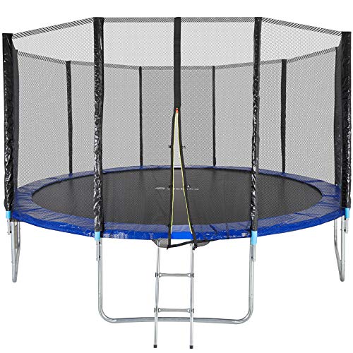 Die beste trampolin 430 cm tectake 800789 mit sicherheitsnetz und leiter Bestsleller kaufen
