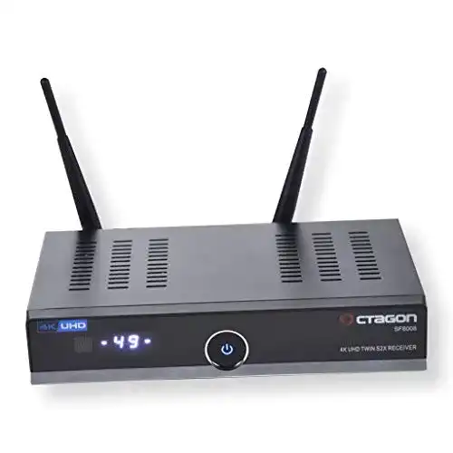 Die beste Twin-SAT-Receiver Octagon SF8008 UHD 4K Sat-Receiver Twin 2X 2026 Test Bestseller Twin-SAT-Receiver Octagon SF8008 UHD 4K Sat-Receiver Twin 2X