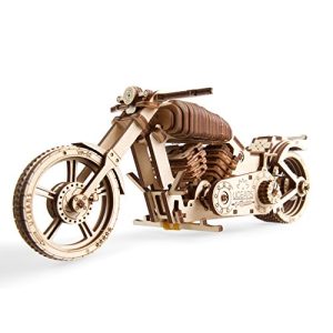 Ugears UGEARS 3D Puzzle, 3D Holzbausatz Motorrad