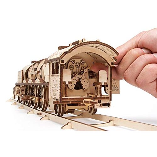 Ugears UGEARS 3D Puzzle Express Dampflokomotive Holzpuzzle