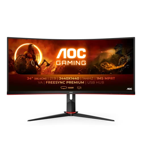 Ultrawide-Curved-Monitor AOC Gaming CU34G2X, 34 Zoll WQHD