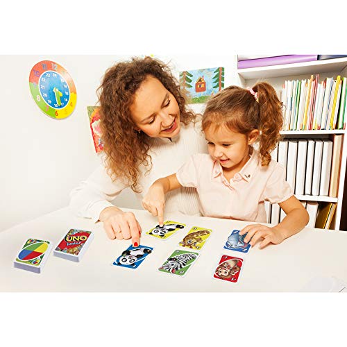 UNO Mattel Games GKF04 Junior Kartenspiel mit 45 Karten
