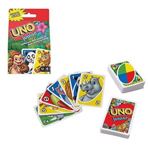 UNO Mattel Games GKF04 Junior Kartenspiel mit 45 Karten