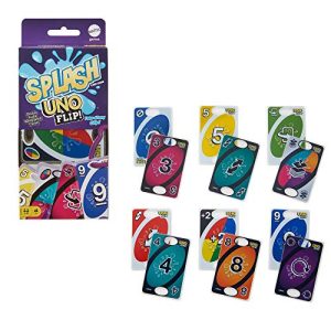 UNO Mattel Games GXD74 Flip Splash Kartenspiel für Kinder