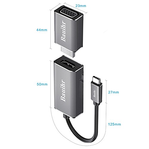 USB-C-HDMI-Adapter Bauihr USB Typ C zu HDMI VGA Adapter