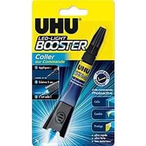 UV-Kleber UHU Booster, transparent Photoaktive Flüssigkeit 3 g
