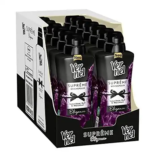 Die beste Vernel-Weichspüler Vernel Suprême Elégance, 14 x 600 ml 2026 Test Bestseller Vernel-Weichspüler Vernel Suprême Elégance, 14 x 600 ml