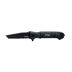 Walther-Messer Walther Messer Black Tac Tanto Knife, 199mm