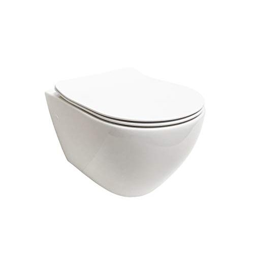 Die beste wand wc adob spuelrandlose wc keramik nanoversiegelung Bestsleller kaufen