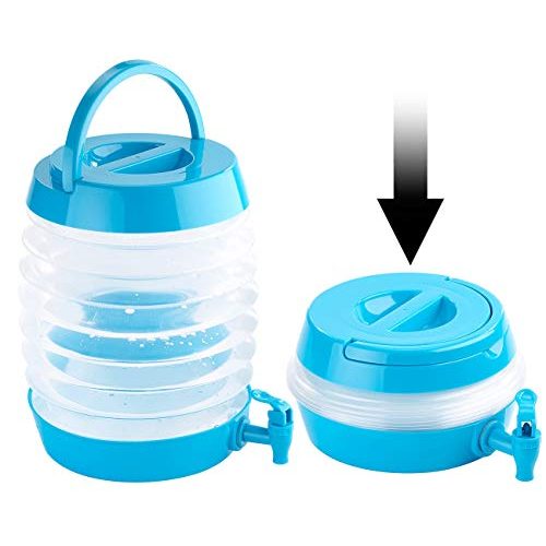 Wasserkanister mit Hahn PEARL Wasserkanister: Faltbar, 7,5 Liter
