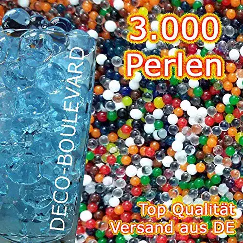 Wasserperlen Deco-Boulevard 3000 Stück Blau