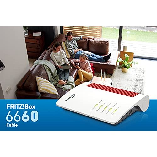 WiFi-6-Router AVM FRITZ!Box 6660 Cable DOCSIS-3.1-Kabel