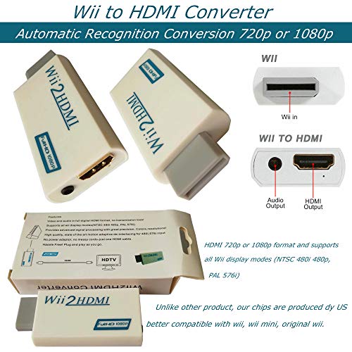 Wii-to-HDMI Liandasheng Wii-zu-HDMI-Konverter, 1080p/720p