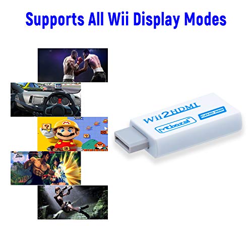 Wii-to-HDMI Mcbazel Wii-zu-HDMI-Adapter, Video-Ausgangskabel
