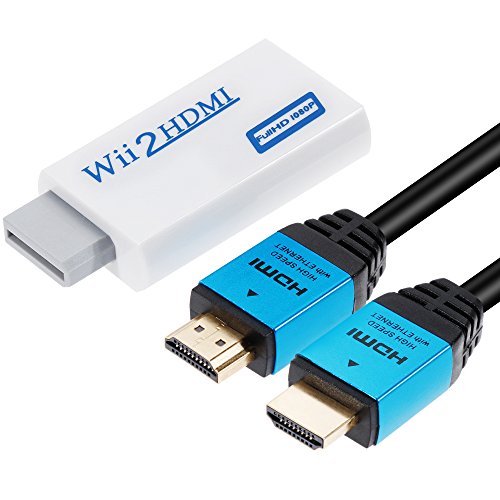 Wii-to-HDMI Zacro Wii zu HDMI Konverter, 720P 1080P HD Video