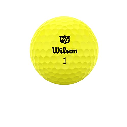 Wilson-Golfbälle Wilson Staff Golfbälle, Duo Optix, 12 Bälle, Gelb