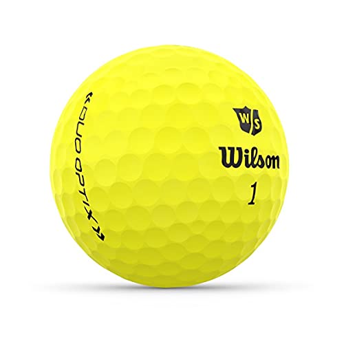 Wilson-Golfbälle Wilson Staff Golfbälle, Duo Optix, 12 Bälle, Gelb