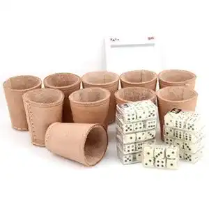 Würfelbecher Ludomax 325135 Bundle 10 mit jeweils 6 Würfeln