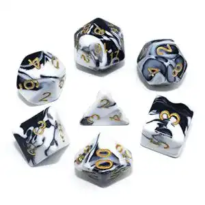 Würfelset HD DICE DND Polyedrische Würfel RPG Dice Set