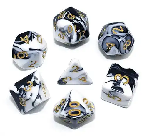 Würfelset HD DICE DND Polyedrische Würfel RPG Dice Set
