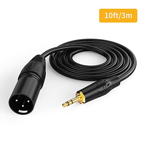 XLR-Kabel CableCreation 3,5mm auf XLR Kabel, 3.5mm