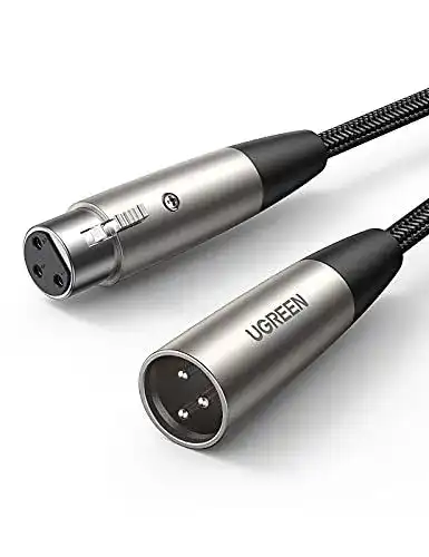 XLR-Kabel UGREEN XLR Kabel mit Nylon Ummantelung, 3 m