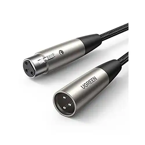 XLR-Kabel UGREEN XLR Kabel mit Nylon Ummantelung, 3 m