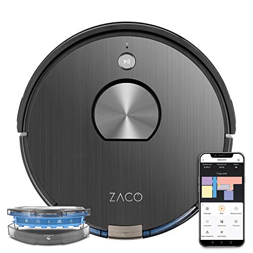 ZACO-Saugroboter ZACO A10, 360° Laser-Navigation, Timer