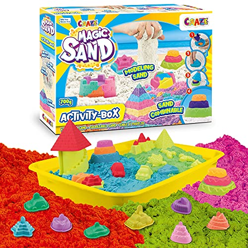 Die beste zaubersand craze magic sand activity box kinetischer sand 700g Bestsleller kaufen