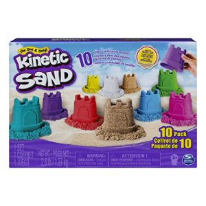Zaubersand Kinetic Sand Burgenförmchen mit Sand 10er-Set