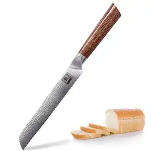 Zayiko-Damastmesser zayiko Kass Damastmesser Brotmesser