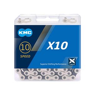 10-fach-Ketten KMC Erwachsene Silver/Black X10 10-Fach Kette