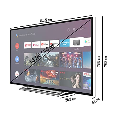 58-Zoll-Fernseher Toshiba 58UA3A63DG, Android TV, 4K UHD