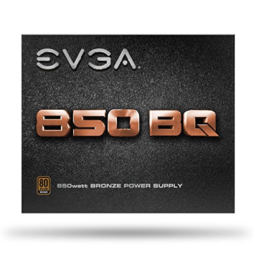 850W-Netzteil EVGA 850 BQ, 80+ BRONZE 850W, Halbmodular