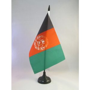 Afghanistan-Flagge AZ FLAG TISCHFLAGGE Afghanistan 21x14cm