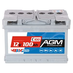 AGM-Batterie 100Ah BIG AGM 12V Solarbatterie